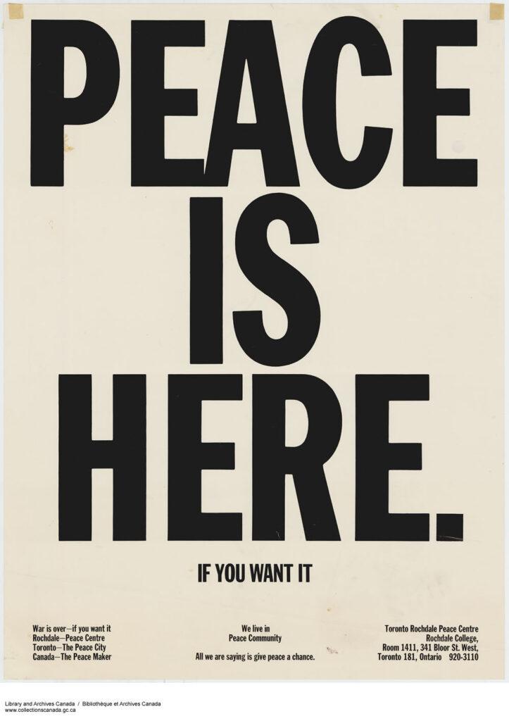 Peace is Here
