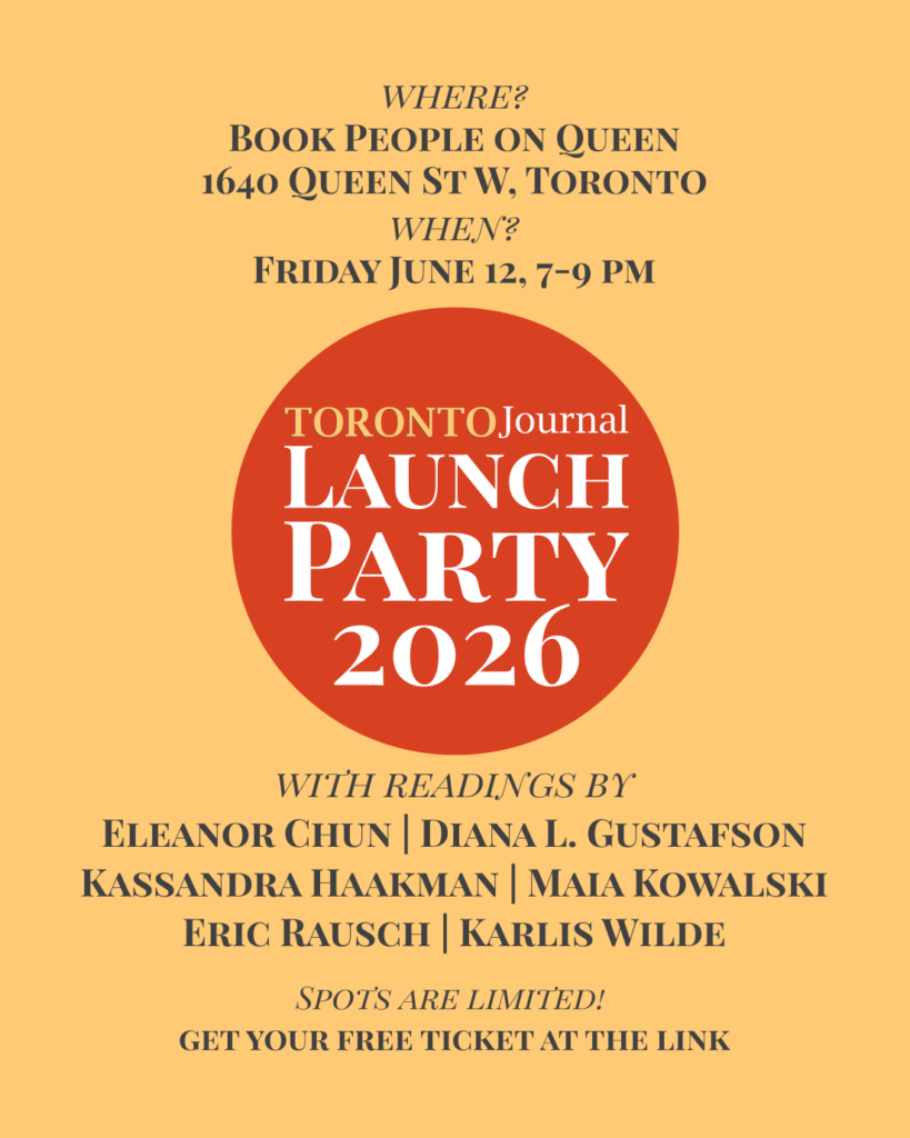 Toronto Journal Launch Party 2026